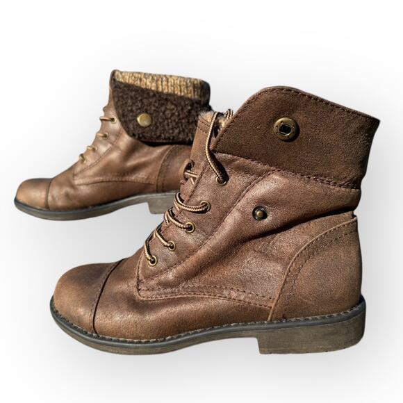 Cliffs by White Mountain Duena Women’s Combat Booties | Sz 7.5 | Utility Winter - Picture 3 of 9